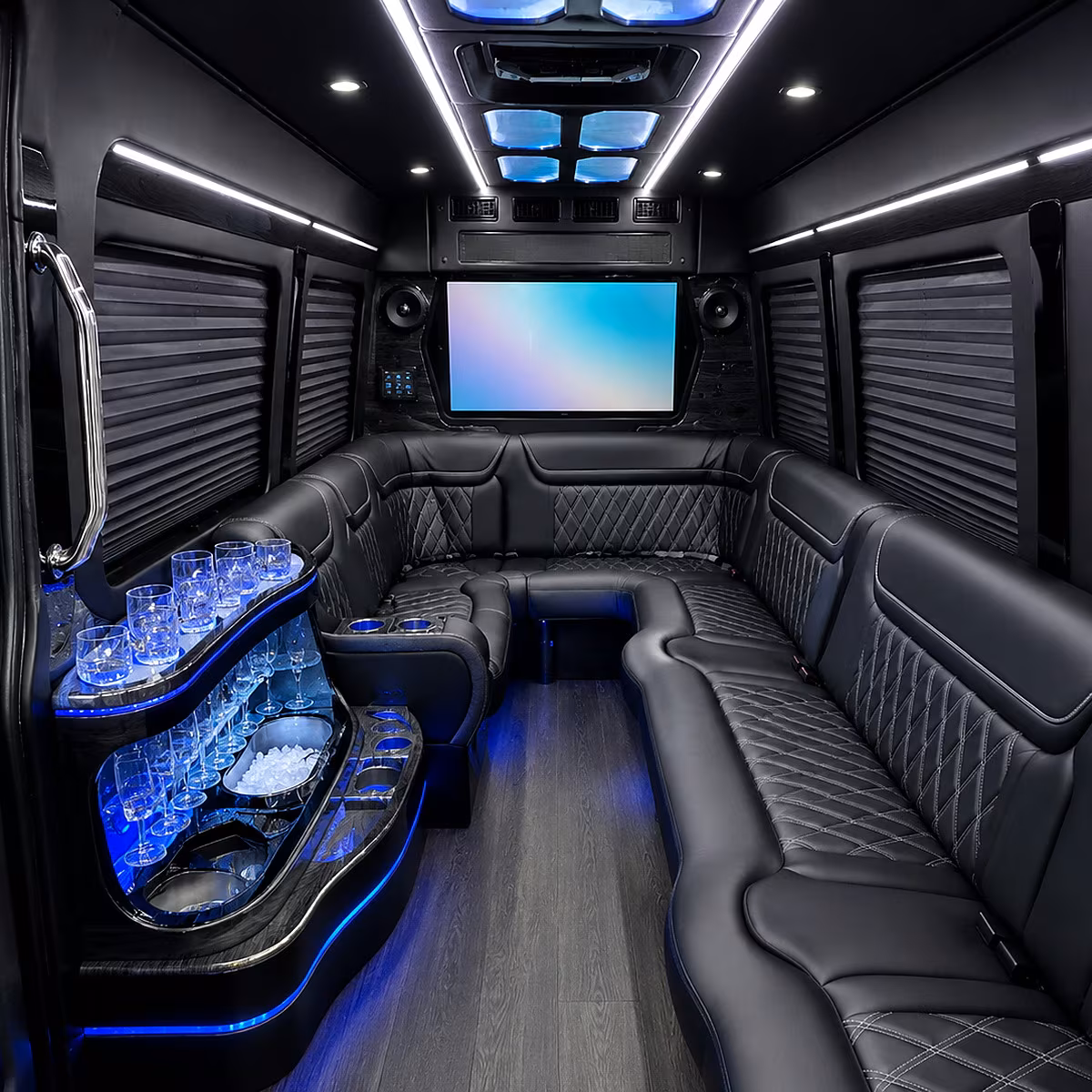 new braunfels wedding party bus rental